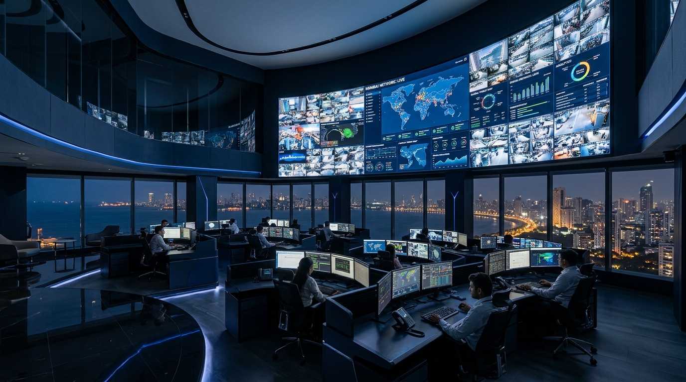 Unilumin MicroLED Video Wall Command Center Mumbai